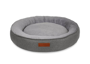 Ralph & Co Grey Calming Donut Dog Bed | Balmoral TBA Pets Own Us