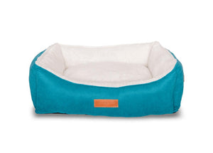 Ralph & Co Luxury Velvet Dog Bed | Hampton | Teal TBA-1-1 Pets Own Us