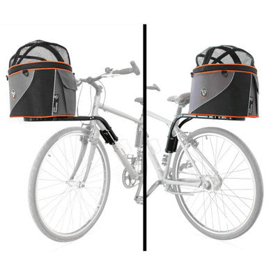 Dutch Dog DoggyRide Cocoon Bike Carrying Basket | Anthracite | Dutch Dog Design®   Pets Own Us