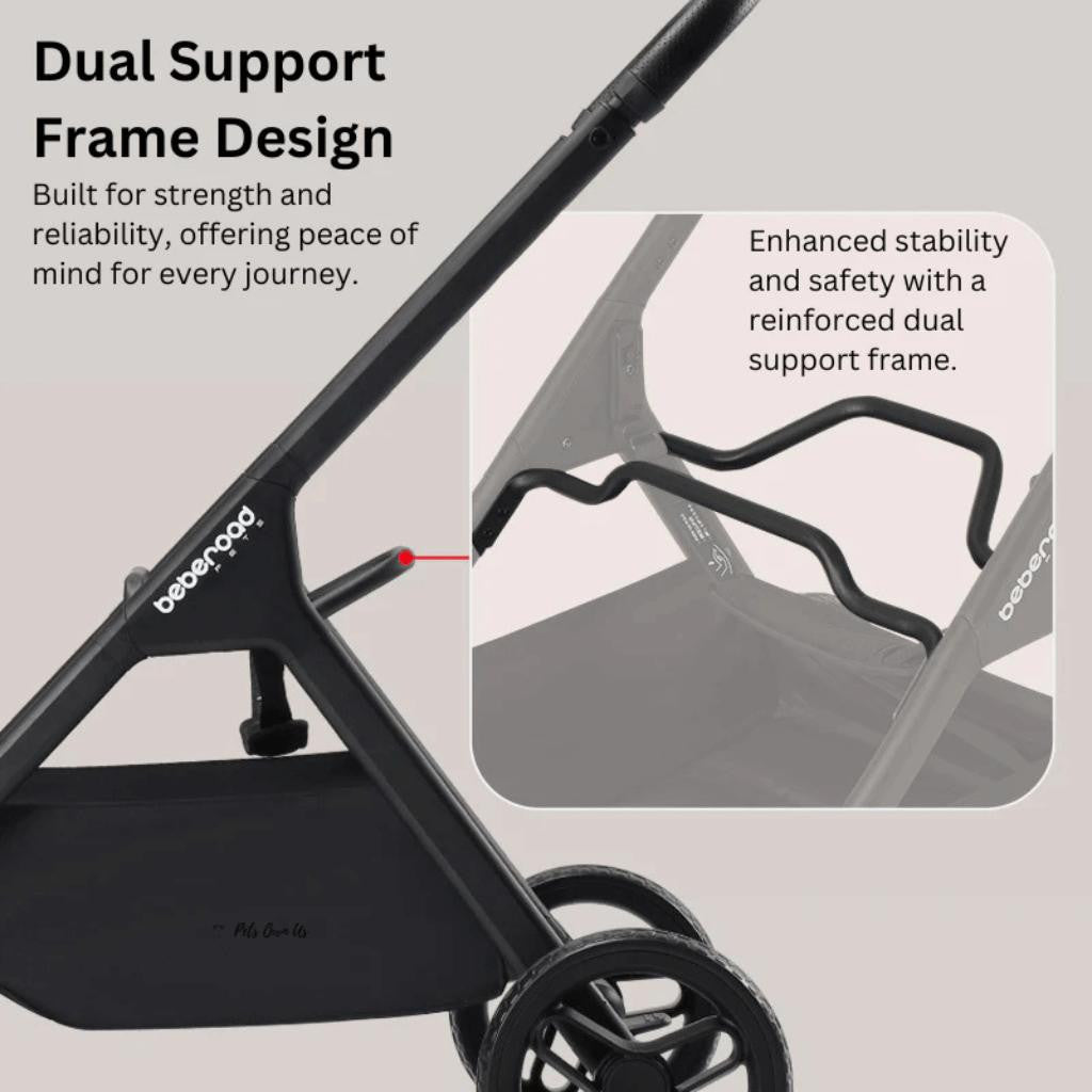  Beberoad X5 | 3-in-1 Pet Stroller & Travel System | Medium Pets up to 25kg | 3 Variations  BRUK145-X5-N Pets Own Us
