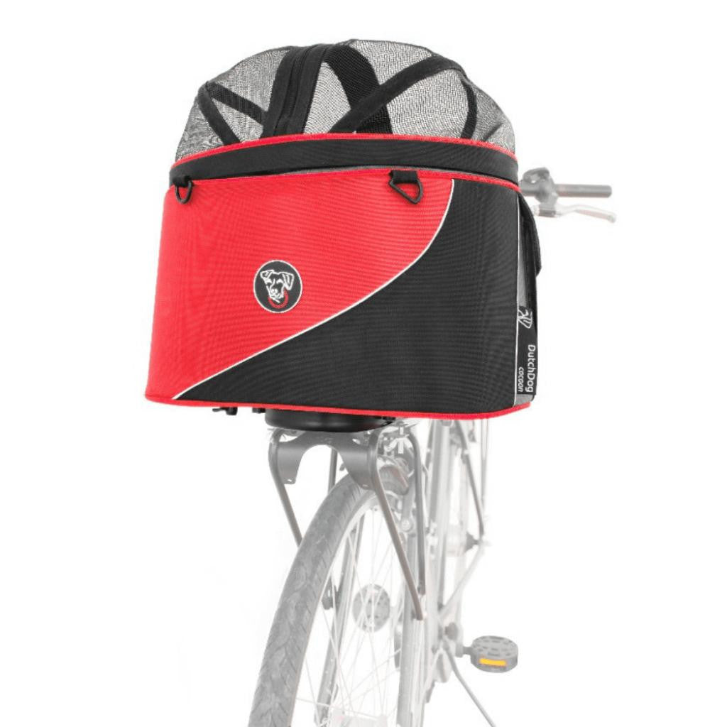 Dutch Dog DoggyRide Cocoon Bike Carrying Basket | Red | Dutch Dog Design®   Pets Own Us