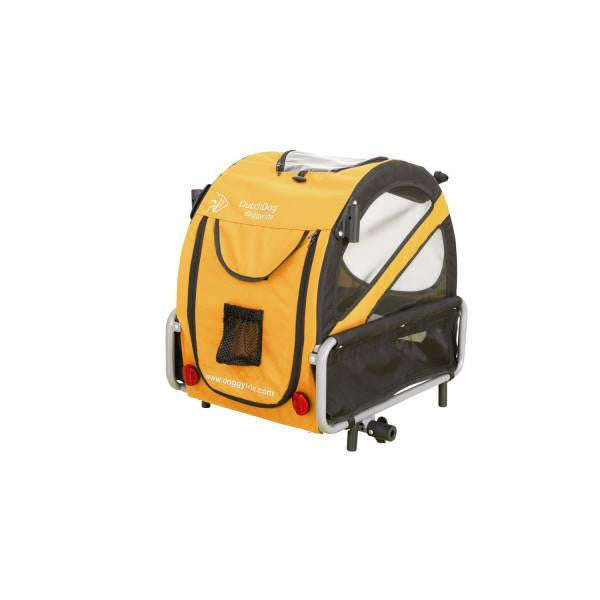 Dutch Dog DoggyRide Mini20 Dog Bike Trailer & Stroller by Dutch Dog | Orange  DRMNTR22-OR Pets Own Us
