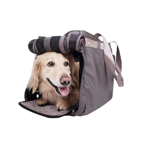 Ibiyaya® Canvas Pet Tote Bag | Grey  FC1428-G Pets Own Us