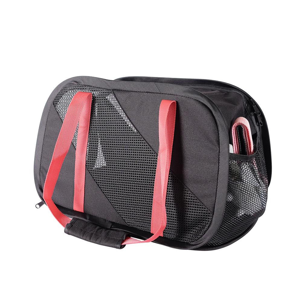  Ibiyaya® Flying Pal Foldable Pet Travel Carrier – Black/Red  FC1702-SR Pets Own Us