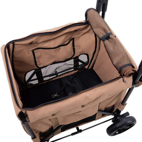  Ibiyaya® Gentle Giant Wagon Dog Pram | Dirty Peach  FS1880 Pets Own Us