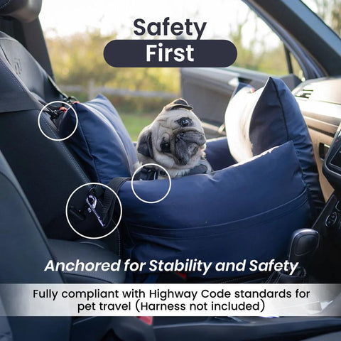  Luther Bennett Travel Dog Pod 2.0 | Dog Car Seat | With ISOFIX | Diesel  LB2-DIE Pets Own Us