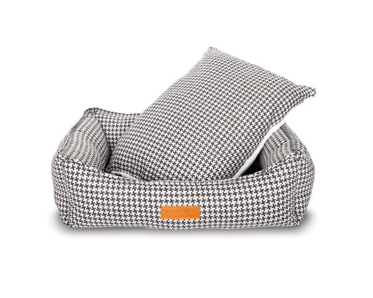  Ralph & Co Luxury Tweed Calming Dog Bed | Lincoln | Houndstooth  TBA-1-1-1 Pets Own Us
