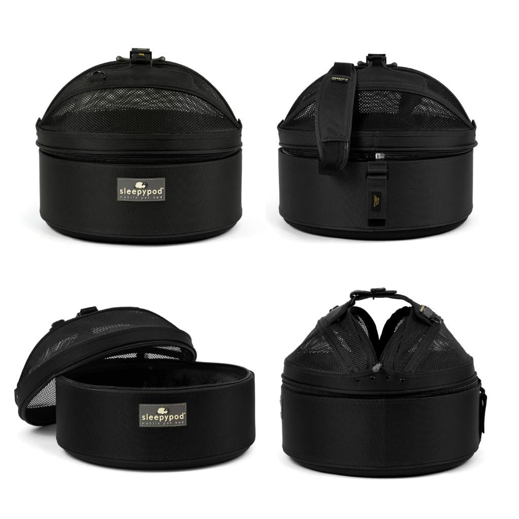 SleepyPod | Mobile Pet Carrier & Bed | Crash Tested | Jet Black   Pets Own Us