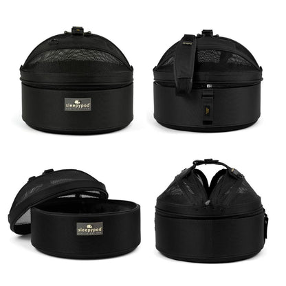 SleepyPod | Mobile Pet Carrier & Bed | Crash Tested | Jet Black   Pets Own Us