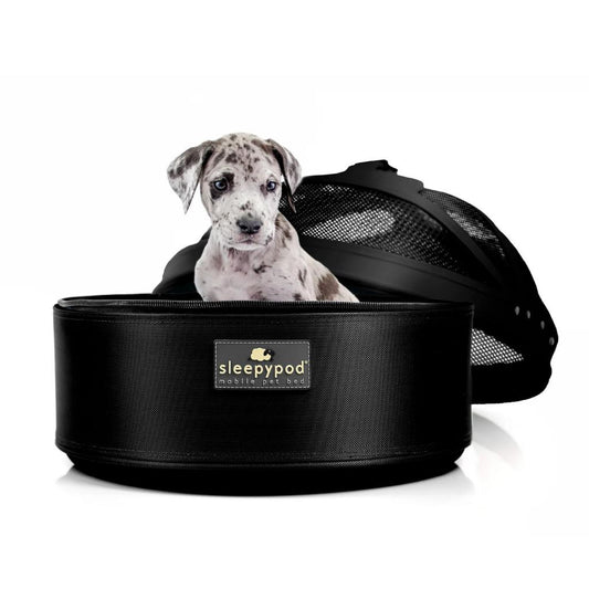 SleepyPod | Mobile Pet Carrier & Bed | Crash Tested | Jet Black   Pets Own Us