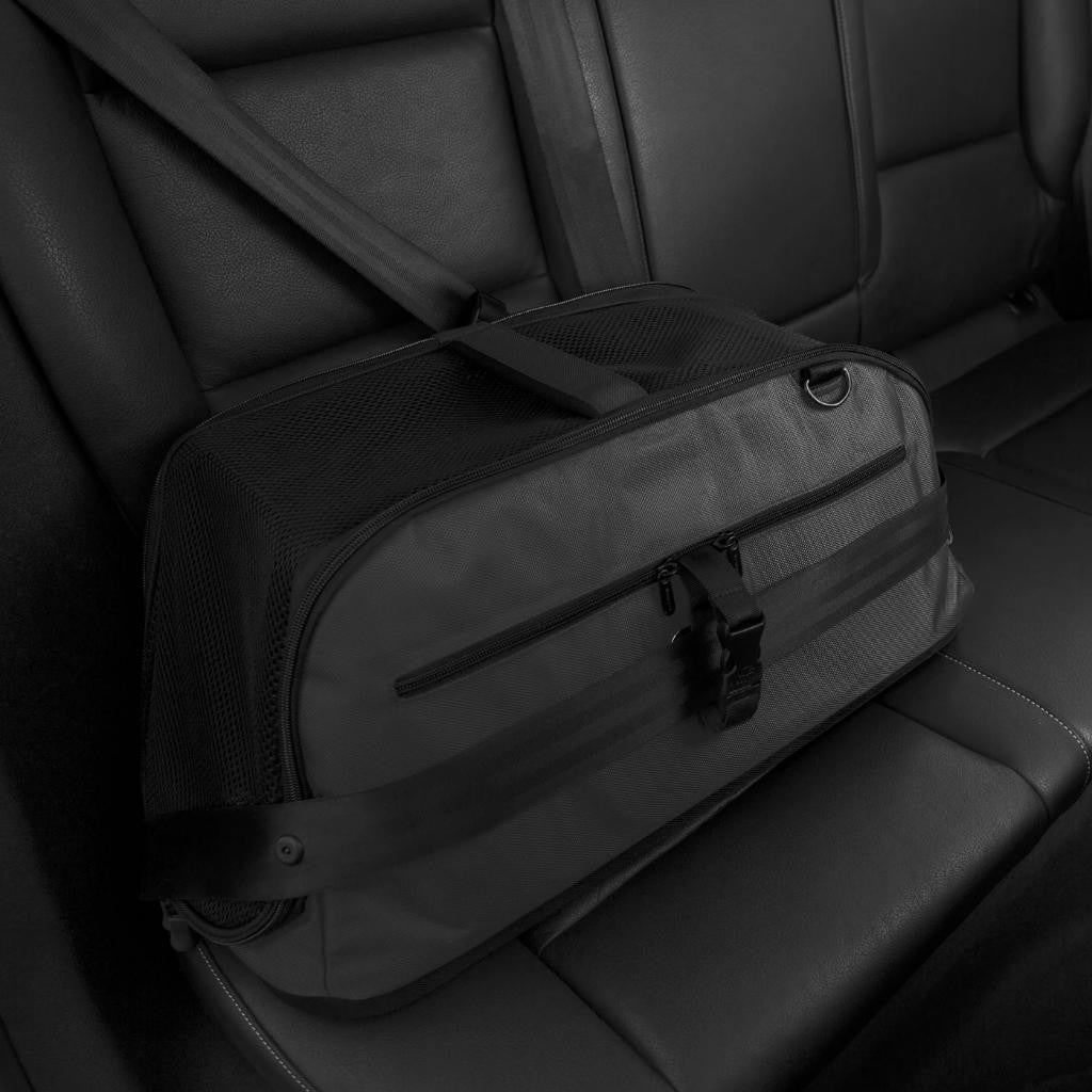 SleepyPod | AIR Pet Carrier | Crash Tested | Airline Compliant | Charcoal Grey | Pets Own Us